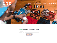 Tablet Screenshot of leavethecouch.com